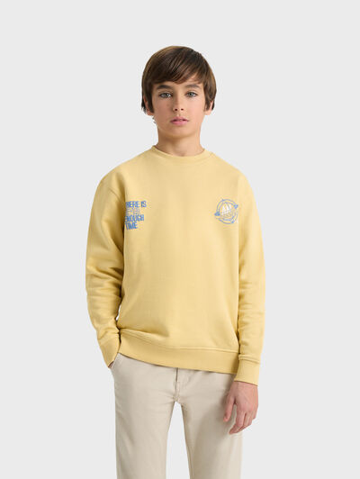 SUDADERA FUTURE KIDS AMARILLO