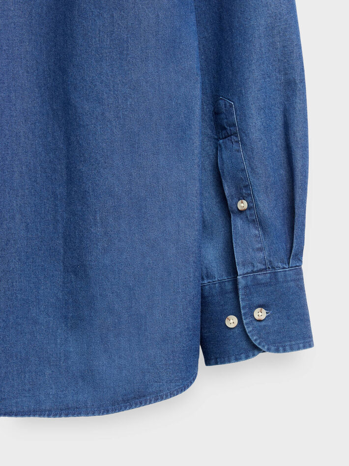 CAMISA DENIM JACK AZUL MARINO