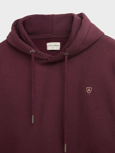 SUDADERA NELLAN BURDEOS