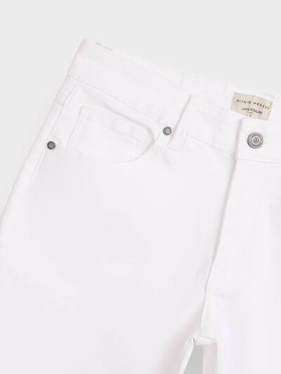 BERMUDA DENIM 5P BLANCO