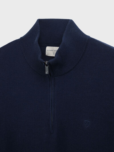 JERSEY CREMALLERA AZUL MARINO