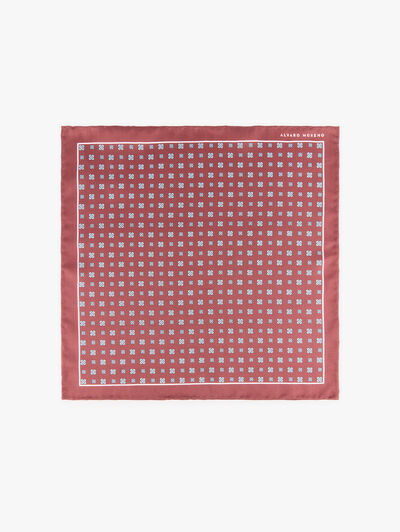 PAÑUELO PRINTED BURDEOS