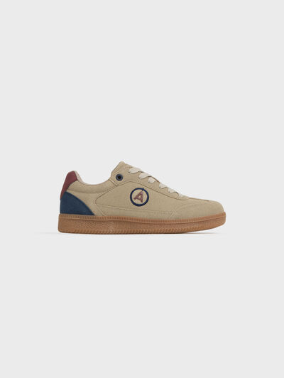 SNEAKERS SOCCER KIDS BEIGE