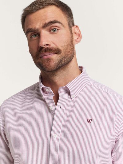 CAMISA OXFORD REGENT BURDEOS