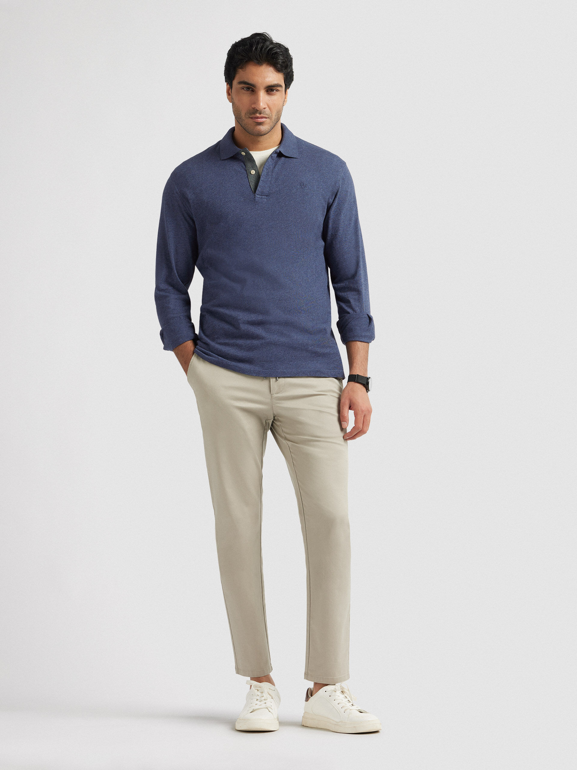 POLO BECQUER M L AZUL