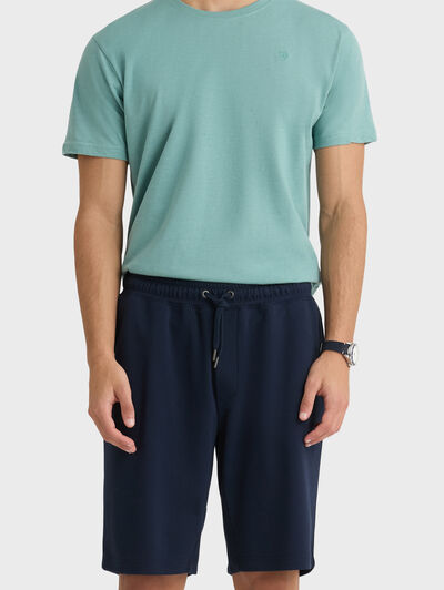 BERMUDA PUNTO AZUL MARINO