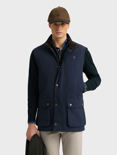 CHALECO HUNT AZUL MARINO