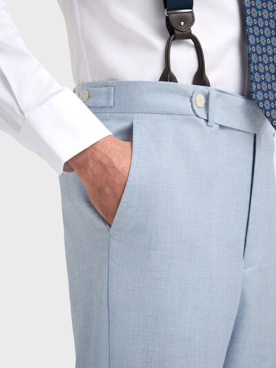 PANTALON CAPO ESTRUCTURA CELESTE