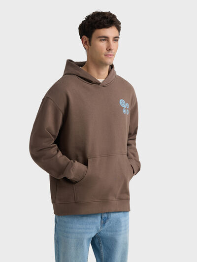 SUDADERA ACTION MARRÓN