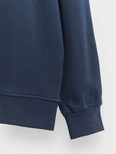 SUDADERA STUDIO AZUL MARINO