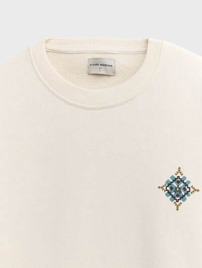 SUDADERA ETHNIC CRUDO