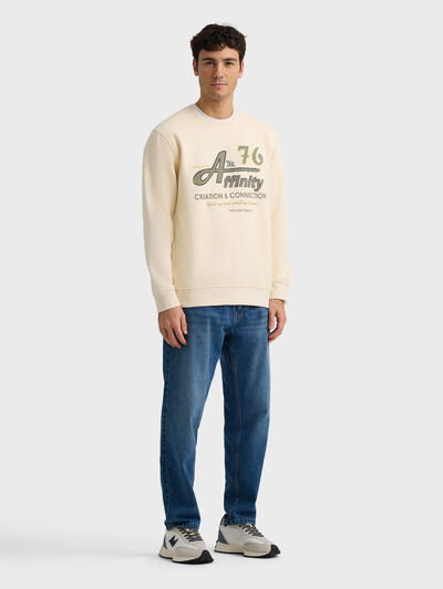 SUDADERA AFFINITY BEIGE