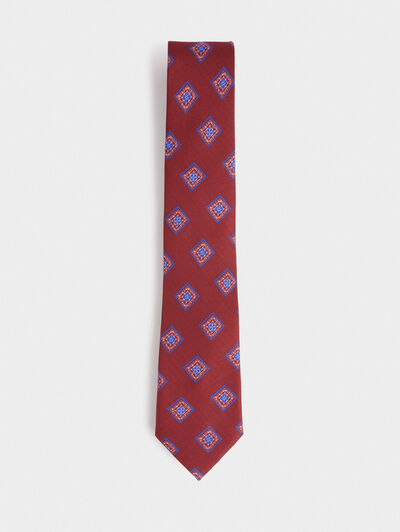 CORBATA PRINTED ROJO