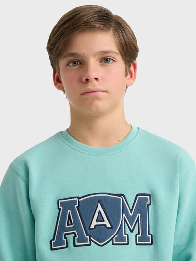 SUDADERA ORIGEN KIDS VERDE AGUA