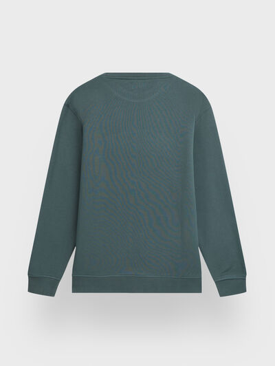 SUDADERA PATCH AZUL