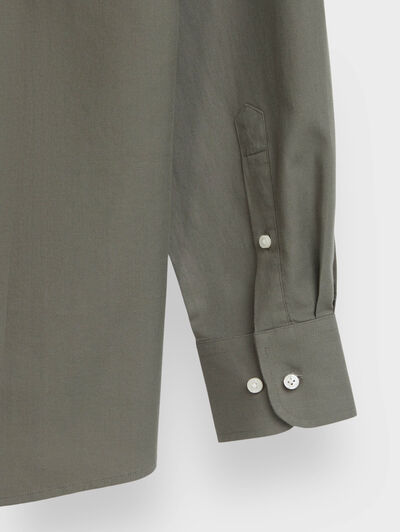 CAMISA TWILL PEACH VERDE
