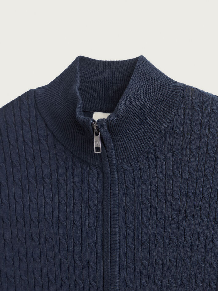 CARDIGAN OCHOS AZUL MARINO
