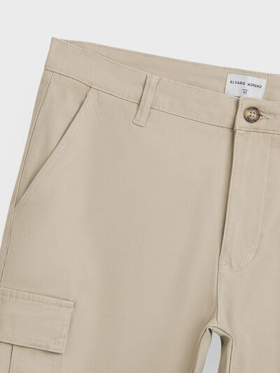 PANTALON CARGO ELVIS BEIGE