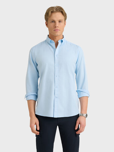 CAMISA PANAMA DYE CELESTE