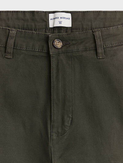 PANTALON CARGO ELVIS VERDE