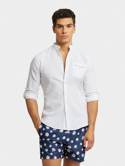 CAMISA MAO ESTRILLA BLANCO
