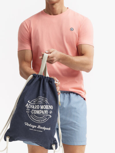 MOCHILA SIMPLY AZUL MARINO