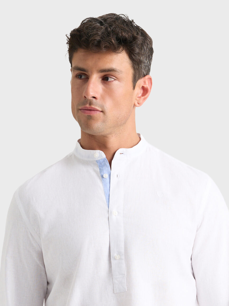 POLERA LINO MAO CONTRASTE