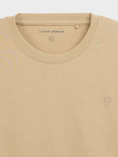 CAMISETA MELANGE CAMEL