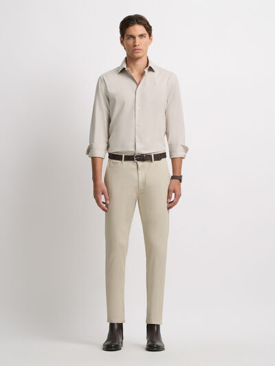 CAMISA TWILL PEACH CRUDO