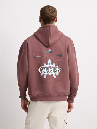 SUDADERA STORY BURDEOS