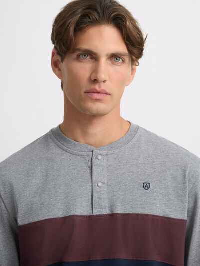 PIJAMA BLOQUE GRIS