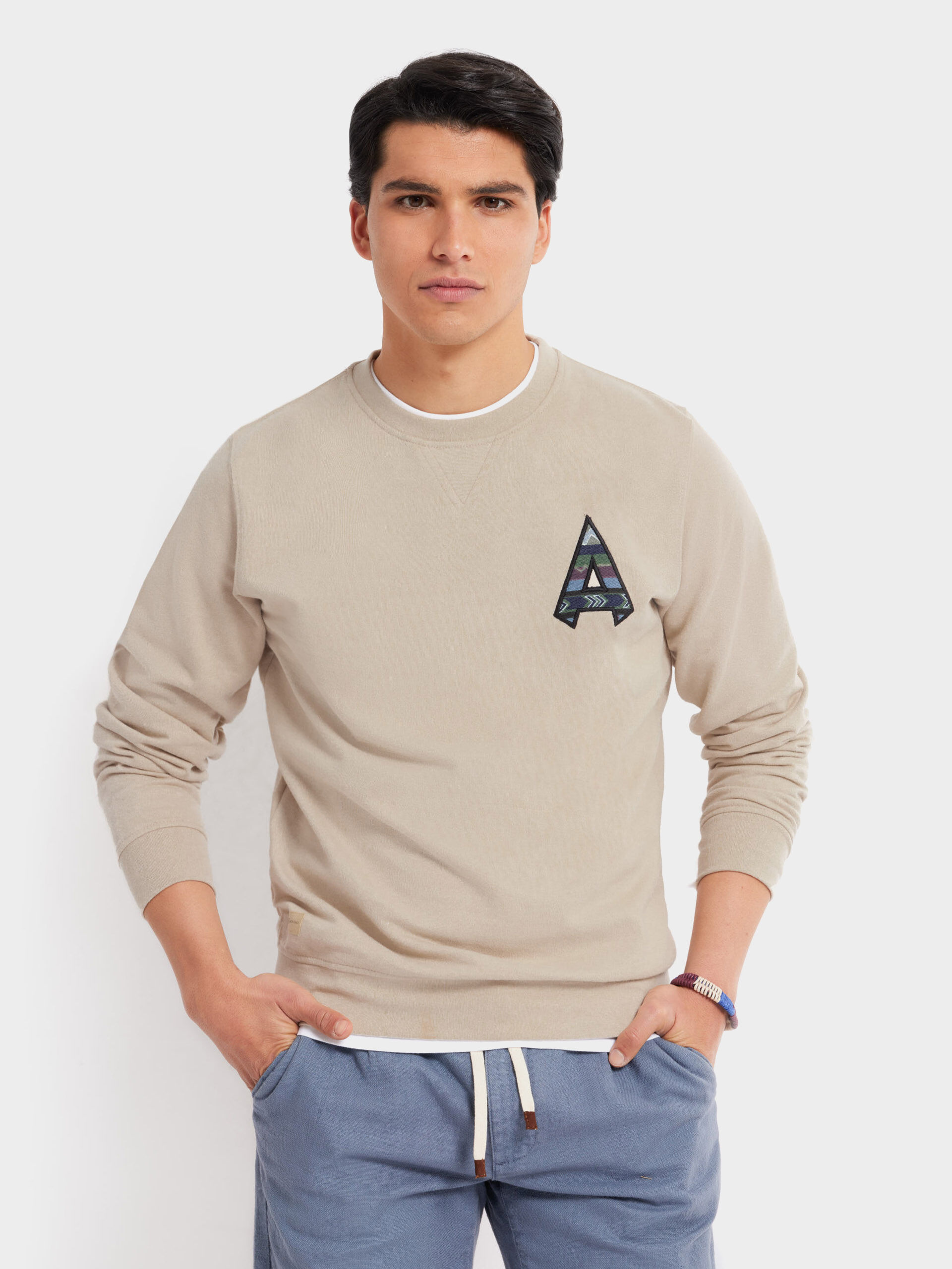 SUDADERA ETNICA CRUDO