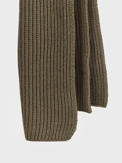 BUFANDA PUNTO KIDS VERDE