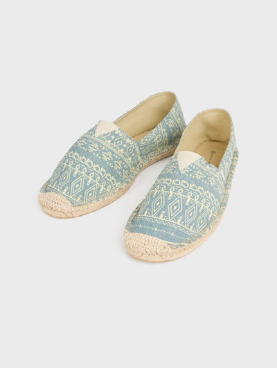 ESPARILLES DENIM PRINT VERDE