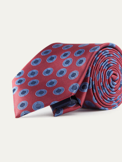 CORBATA JACQUARD MF ROJO