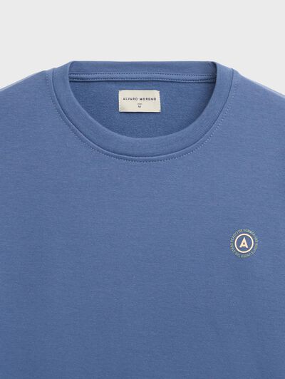 SUDADERA BASIC SPRING AZUL