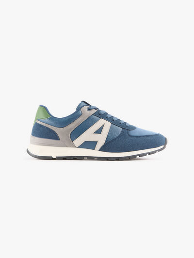 SNEAKERS SILK AZUL MARINO