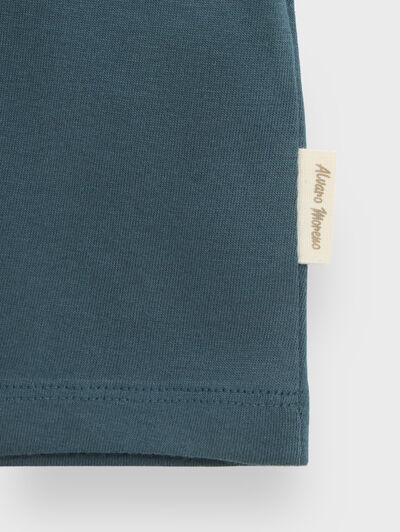CAMISETA BASICA KIDS AZUL