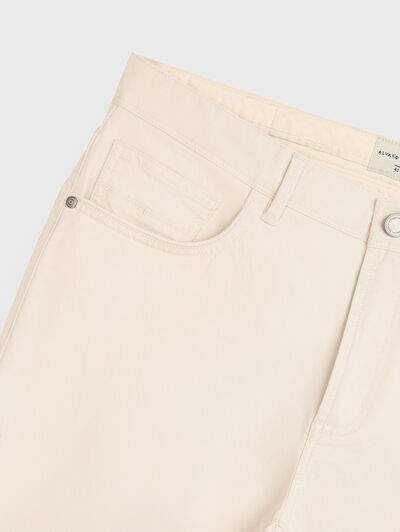 PANTALON DIAGONAL 5P CRUDO