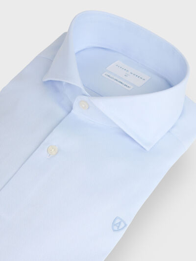 CAMISA VESTIR PANAMA CELESTE