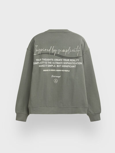 SUDADERA INSPRIRED VERDE