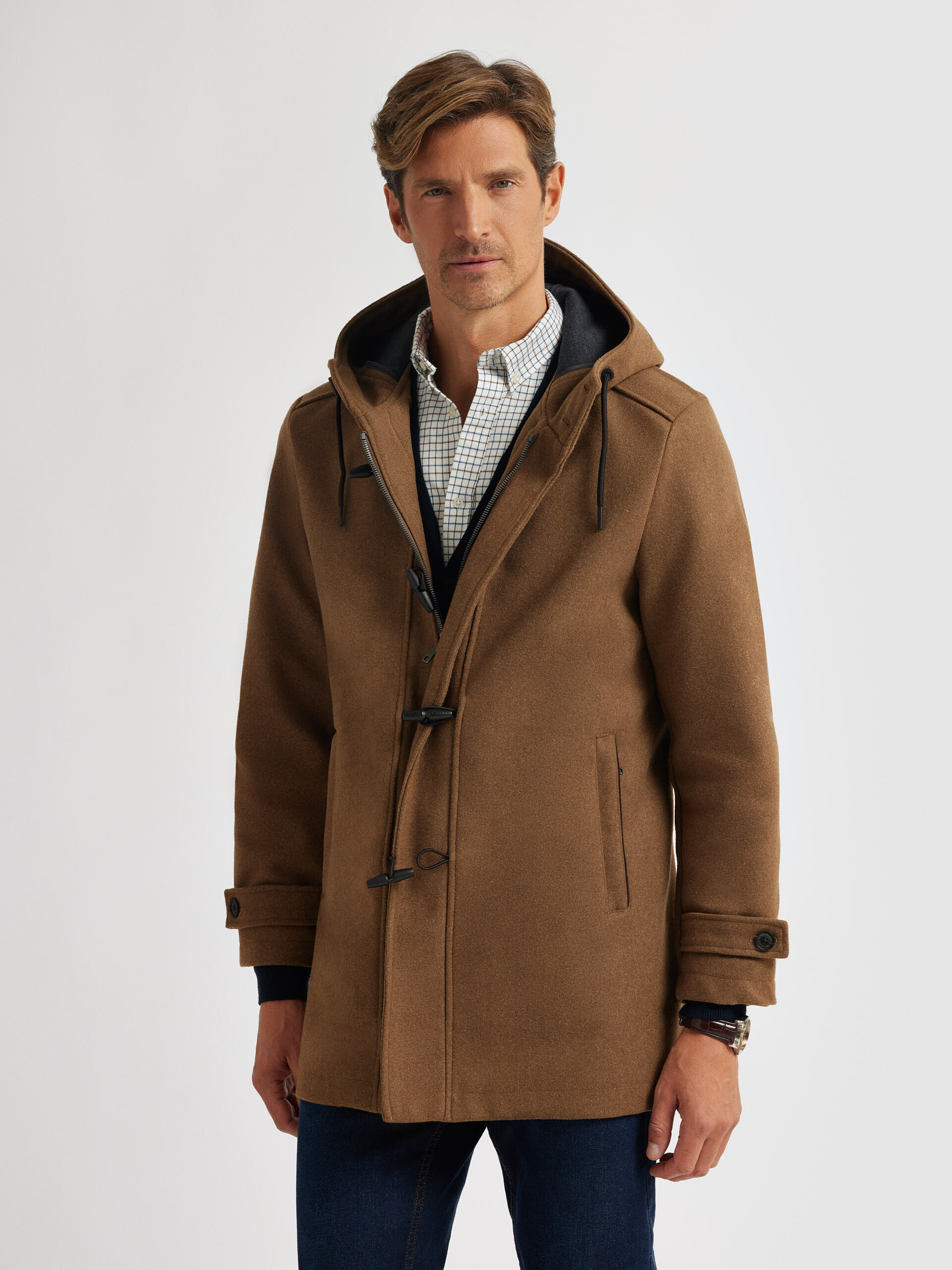 Trenca shop camel hombre