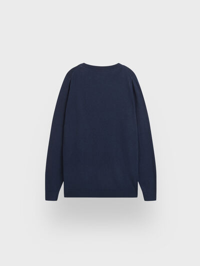 JERSEY V-NECK KIDS AZUL MARINO