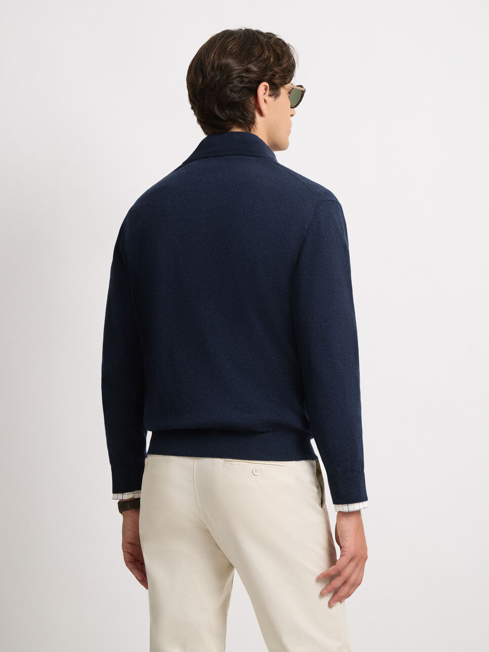 JERSEY BUTTON COLLAR