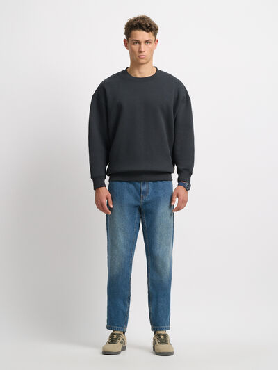 SUDADERA BASICA OVERSIZE VERDE