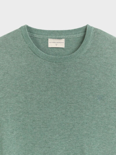 JERSEY ROUND NECK VERDE