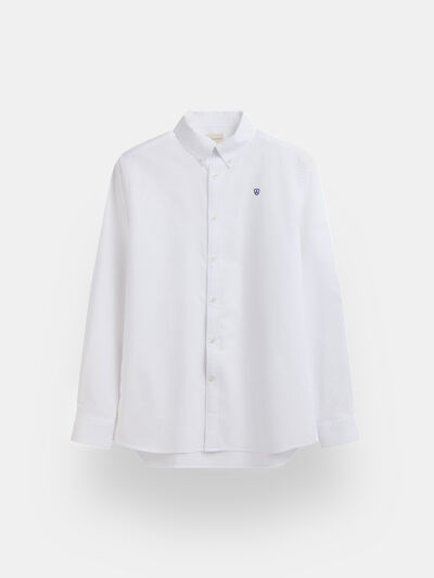CAMISA OXFORD BASIC BLANCO