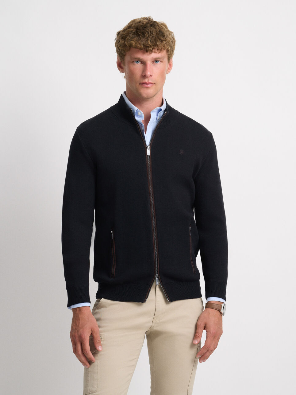 CARDIGAN CONTRASTE