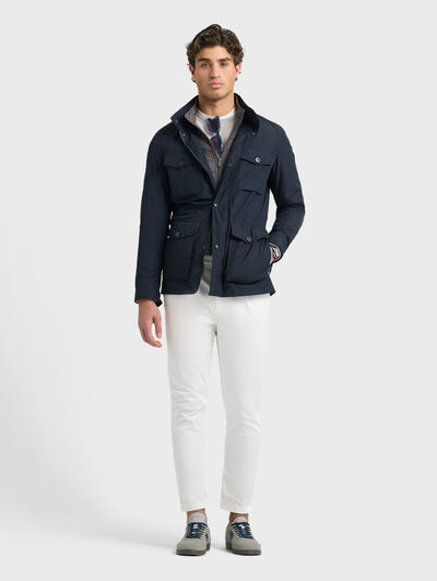 CORTAVIENTOS LEO AZUL MARINO