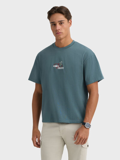 CAMISETA CREATIVE AZUL